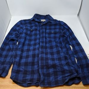 Jachs Blue Plaid Winter Lumberjack Shirt